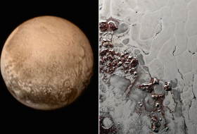 Pluto`s `frozen heart` may be filled with slushy icy water